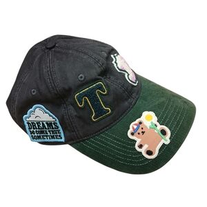 Teddy Fresh Black and Green Patch Hat